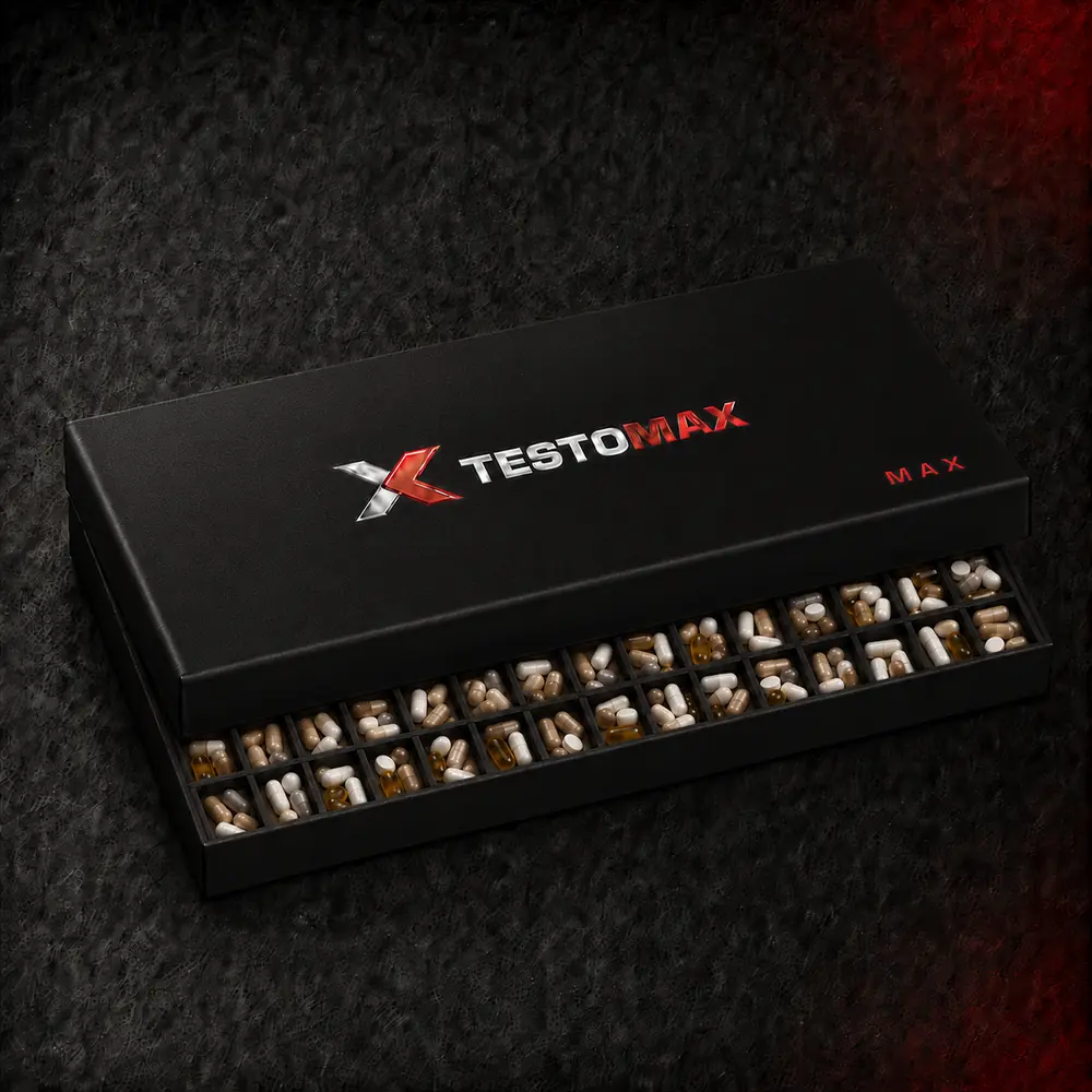 Відкрита коробка програми TESTOMAX MAX