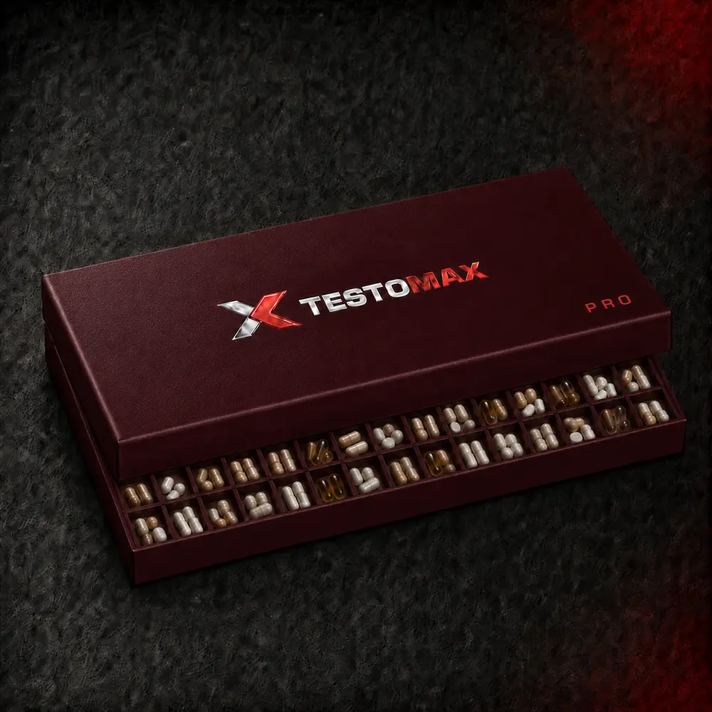 Відкрита коробка програми TESTOMAX PRO